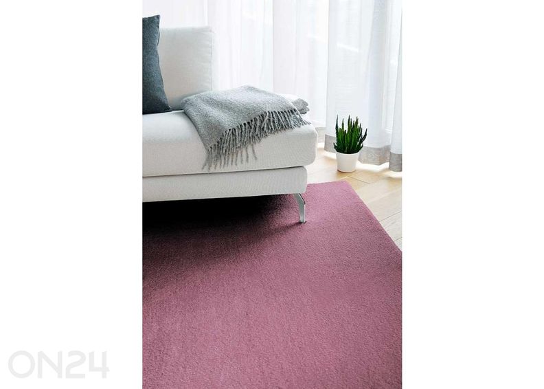 Narma veluurvaip Noble™ lilac ümar Ø 133 cm suurendatud