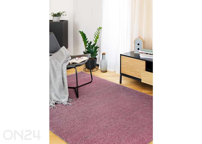 Narma veluurvaip Noble™ lilac ümar Ø 133 cm suurendatud