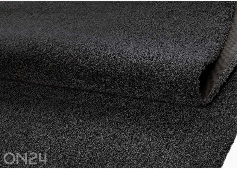 Narma veluurvaip Noble™ ümar carbon Ø 200 cm suurendatud