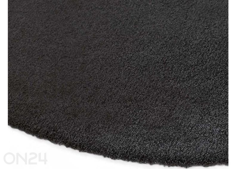 Narma veluurvaip Noble™ ümar carbon Ø 200 cm suurendatud