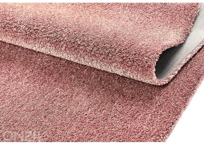 Narma veluurvaip Noble™ ümar coral Ø 200 cm suurendatud