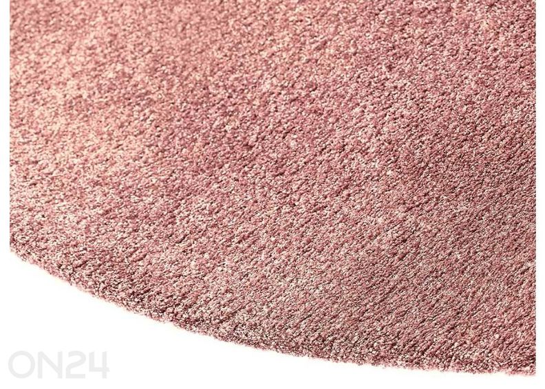Narma veluurvaip Noble™ ümar coral Ø 200 cm suurendatud