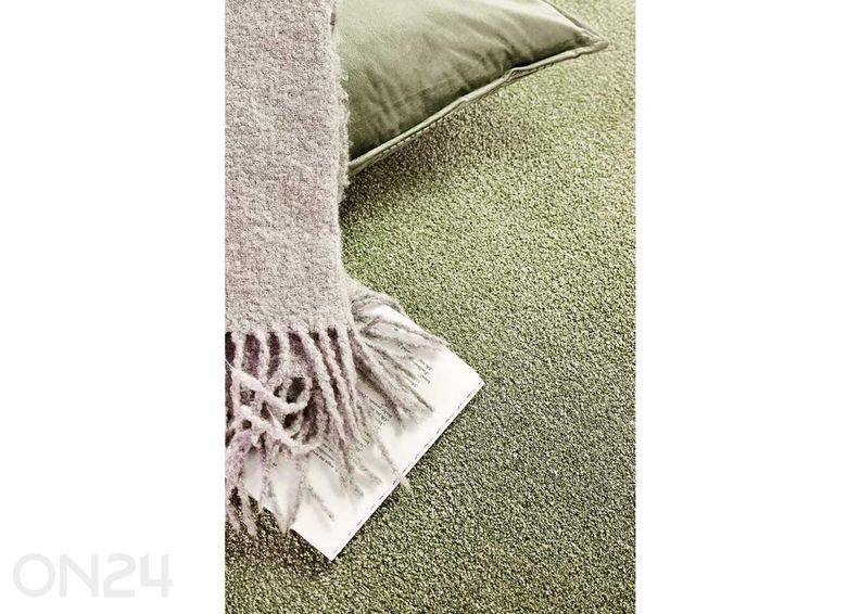 Narma veluurvaip Noble™ ümar sage Ø 200 cm suurendatud