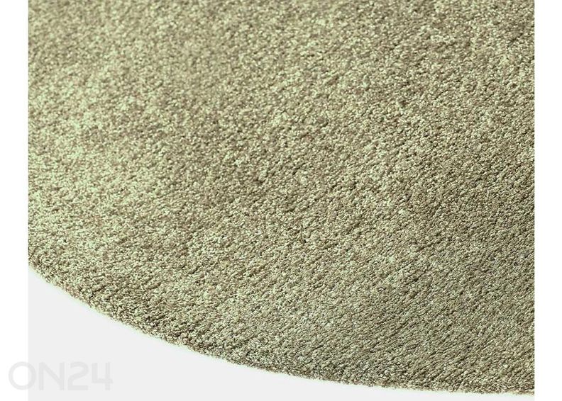 Narma veluurvaip Noble™ ümar sage Ø 200 cm suurendatud