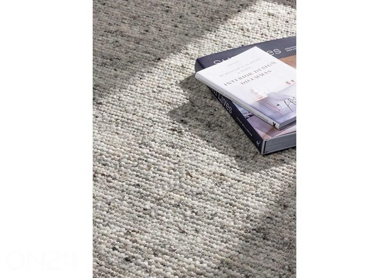 Narma villane käsikootud vaip Hygge grey 200x300 cm suurendatud