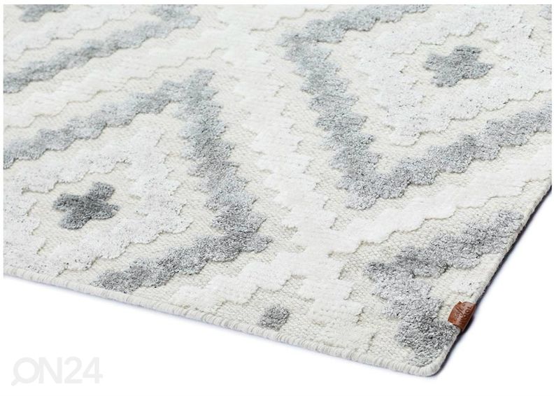 Narma villane käsikootud vaip Madona natural 140x200 cm suurendatud