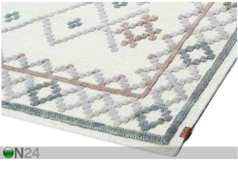 Narma villane käsikootud vaip Palanga grey-beige 160x230 cm suurendatud