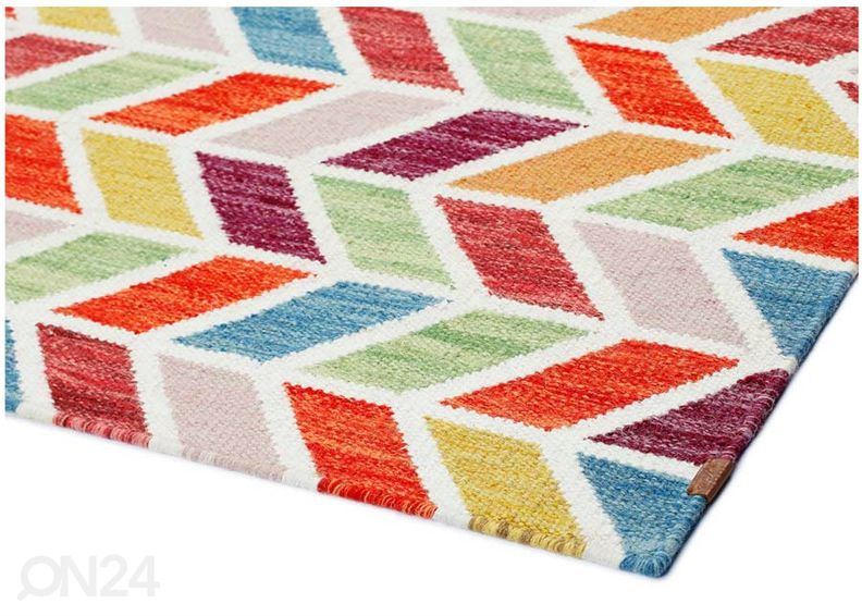 Narma villane käsikootud vaip Talsi multi 140x200 cm suurendatud