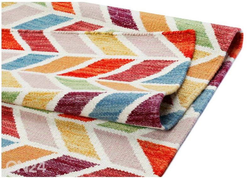Narma villane käsikootud vaip Talsi multi 140x200 cm suurendatud