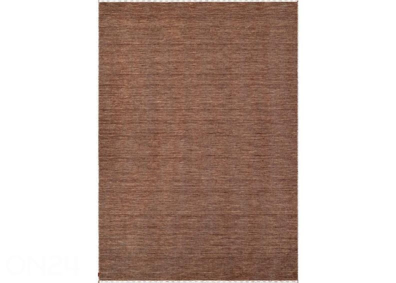 Narma villane käsikootud vaip Tornio brown 140x200 cm suurendatud