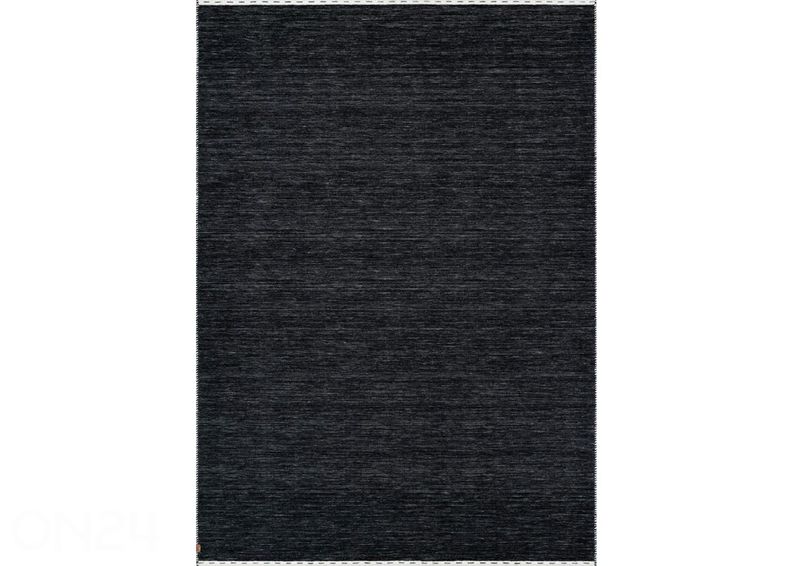 Narma villane käsikootud vaip Tornio charcoal 140x200 cm suurendatud