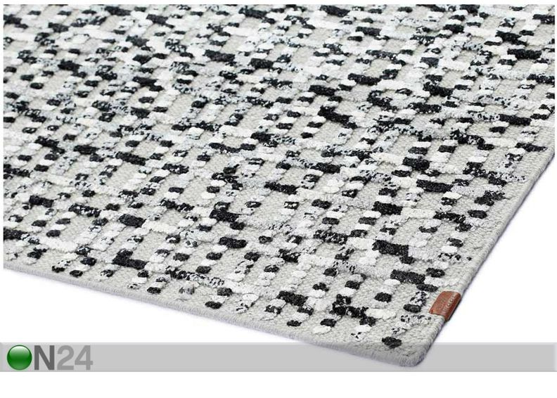 Narma villane käsikootud vaip Virrati silver 140x200 cm suurendatud