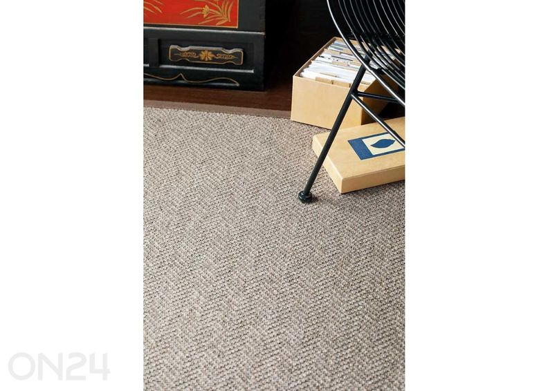 Narma villane vaip Bergen™ beige 80x240 cm suurendatud