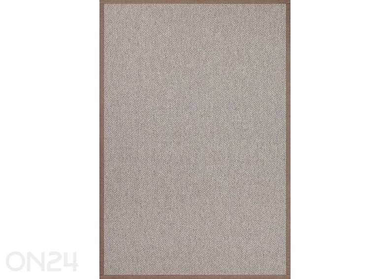 Narma villane vaip Bergen™ beige 80x240 cm suurendatud
