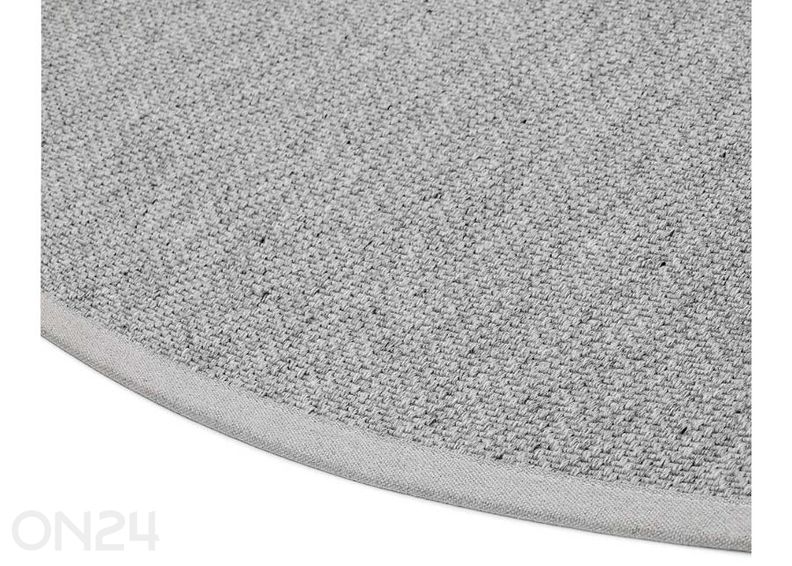 Narma villane vaip Bergen™ ümar grey Ø 160 cm suurendatud