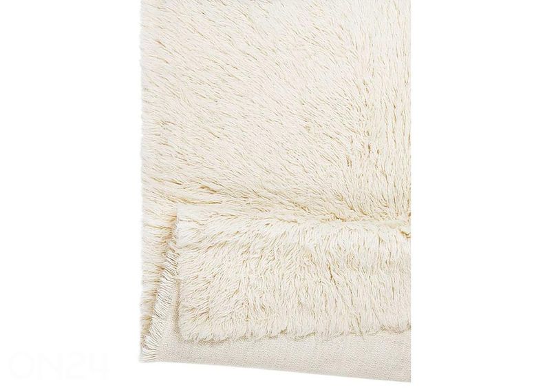 Narma villane vaip Flokati white 140x200 cm suurendatud