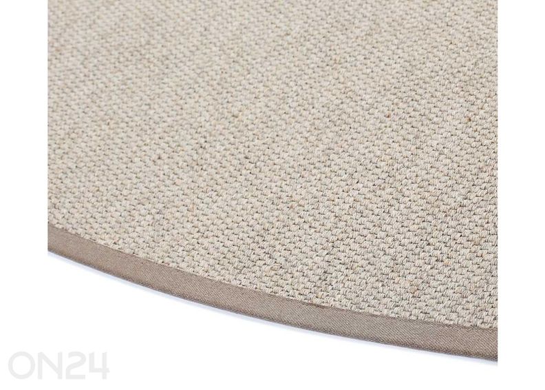 Narma villane vaip Savanna™ ümar beige Ø 200 cm suurendatud