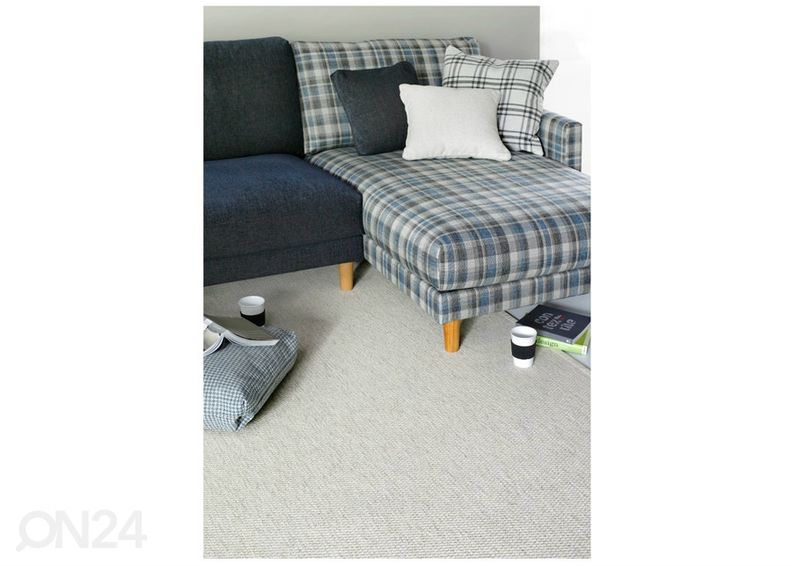 Narma villane vaip Savanna™ white 100x160 cm suurendatud