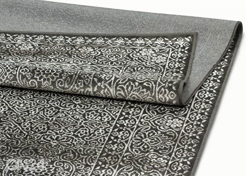 Narma viskoosvaip Orient carbon 133x190 cm suurendatud