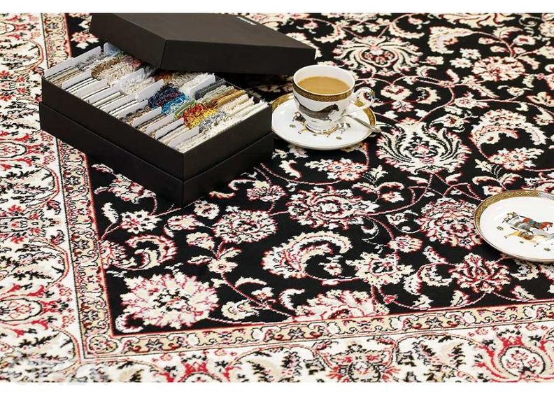 Narma viskoosvaip Yasmin black 140x200 cm suurendatud