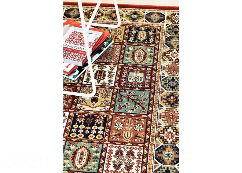 Narma viskoosvaip Zahra red 160x230 cm suurendatud
