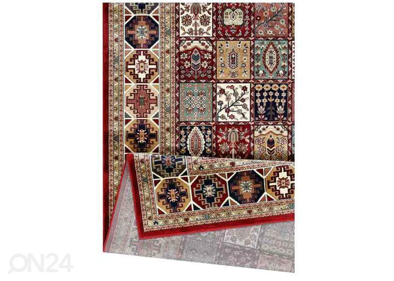Narma viskoosvaip Zahra red 80x125 cm suurendatud