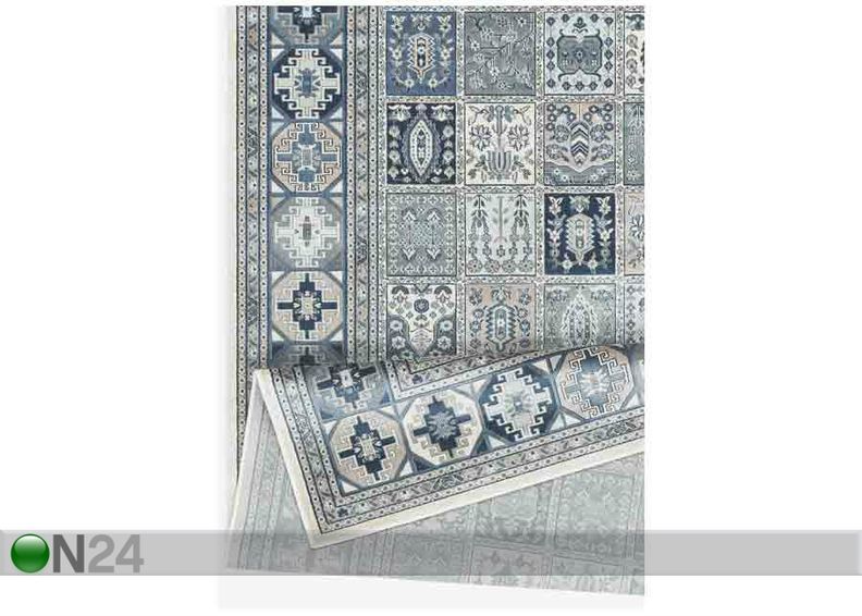 Narma viskoosvaip Zahra sand-blue 160x230 cm suurendatud