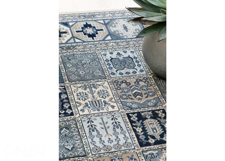 Narma viskoosvaip Zahra sand-blue 160x230 cm suurendatud