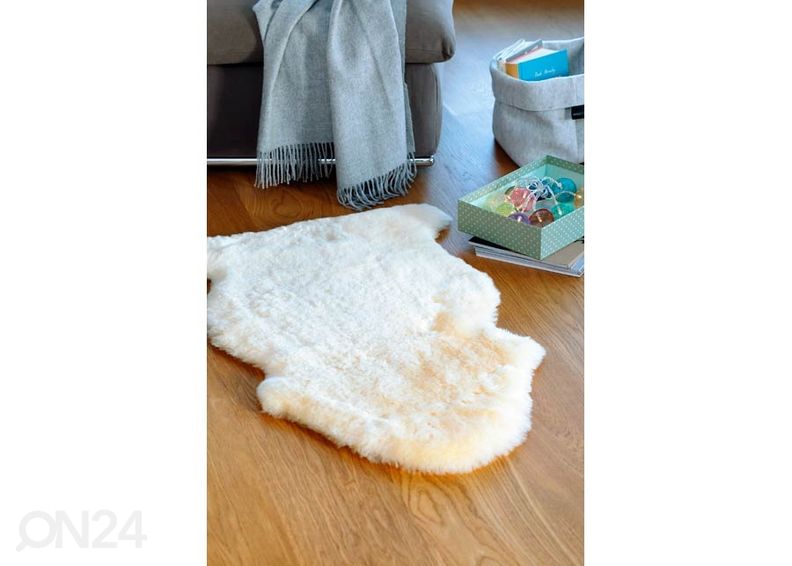 Naturaalne lambanahk Merino Baby cream Mini ±50x70 cm suurendatud