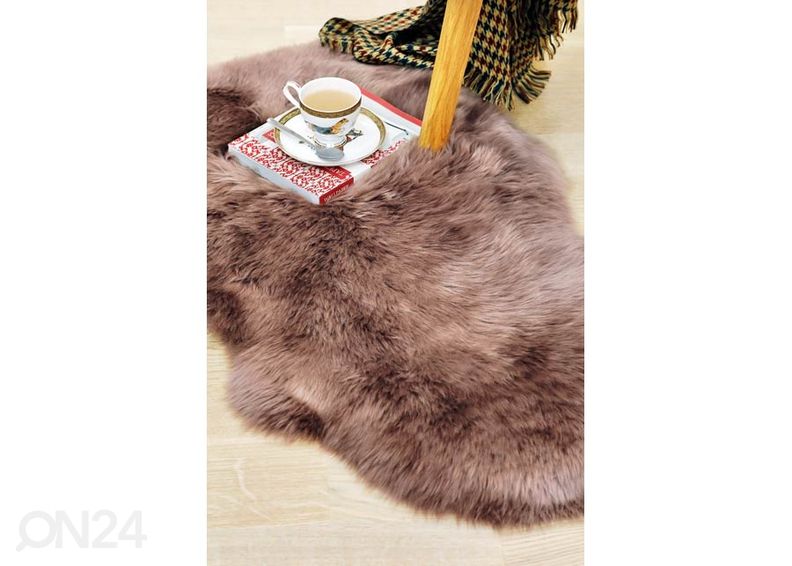 Naturaalne lambanahk Merino caramel Duo ±60x180 cm suurendatud