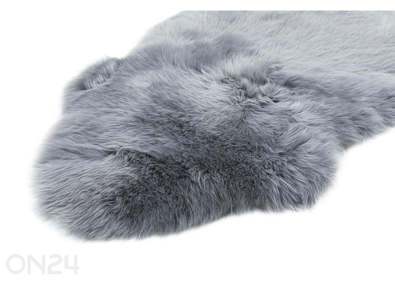 Naturaalne lambanahk Merino grey Quatro ±90x180 cm suurendatud