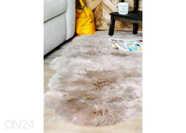 Naturaalne lambanahk Merino mink Duo ±60x180 cm suurendatud