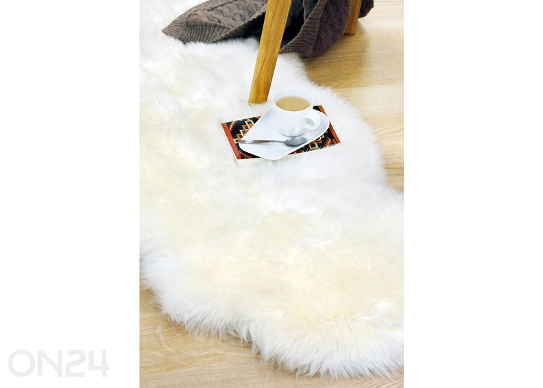 Naturaalne lambanahk Merino natural white Sexto ±130x180 cm suurendatud