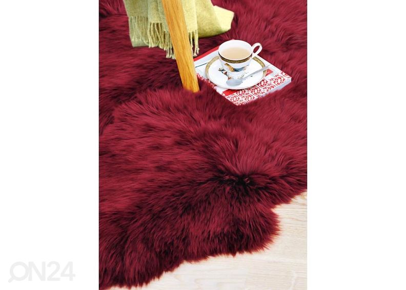 Naturaalne lambanahk Merino wine Octo ±170x180 cm suurendatud
