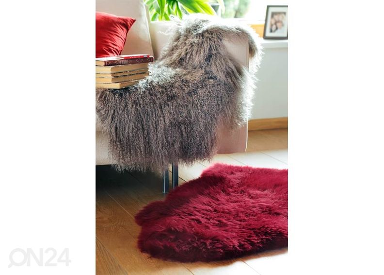 Naturaalne lambanahk Merino wine Quatro ±90x180 cm suurendatud