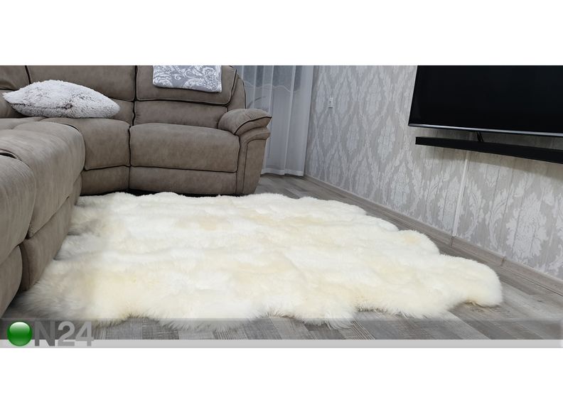 Naturaalsest lambanahast vaip 170x180 cm suurendatud