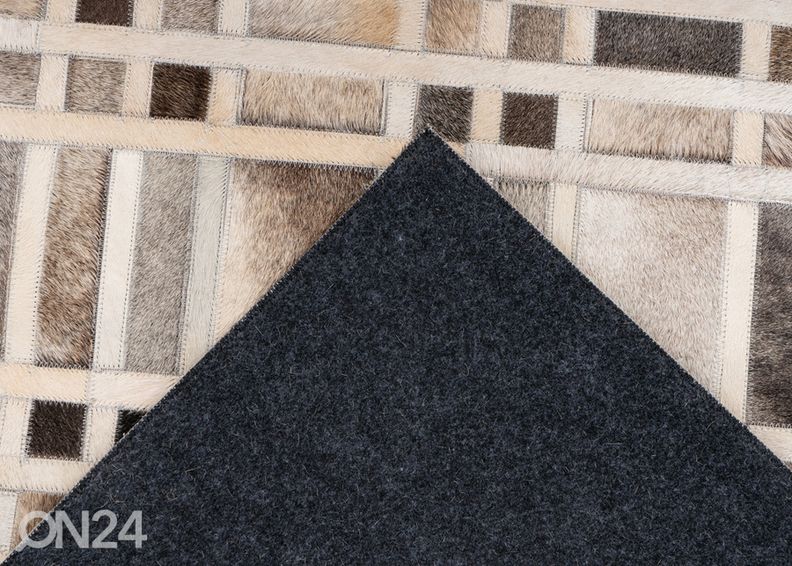 Naturaalsest nahast vaip 120x170 cm suurendatud