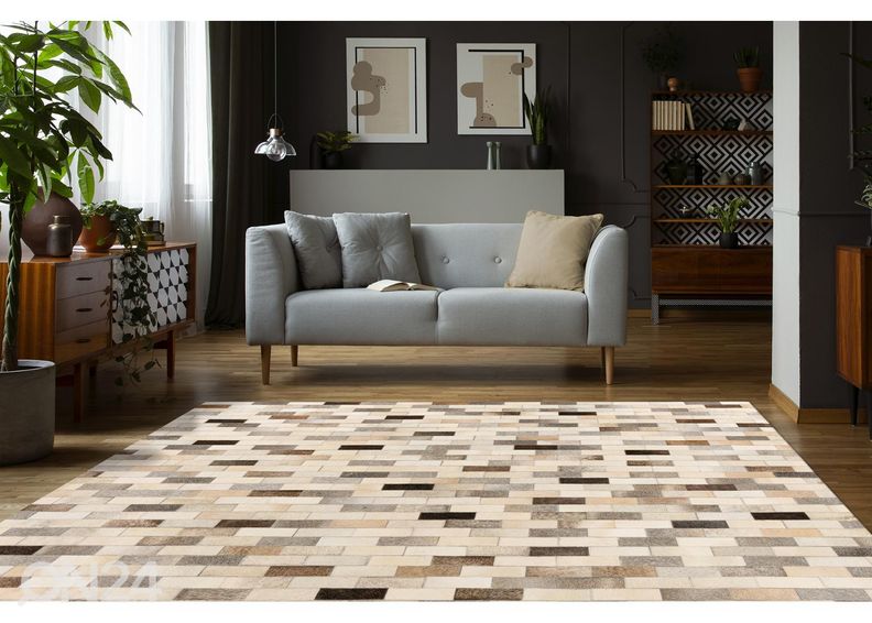 Naturaalsest nahast vaip 80x150 cm suurendatud