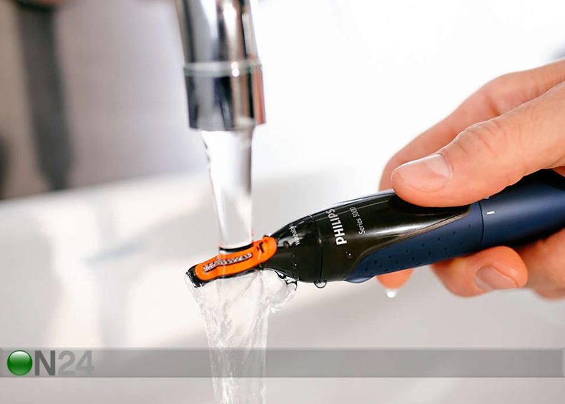 Nina-, kõrva- ja kulmukarvade lõikur Philips + maniküürikomplekt suurendatud