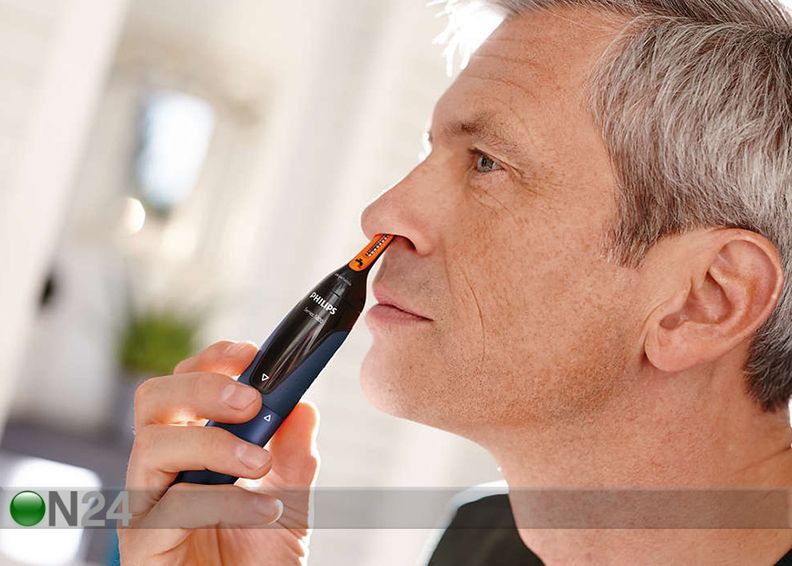 Nina-, kõrva- ja kulmukarvade lõikur Philips + maniküürikomplekt suurendatud