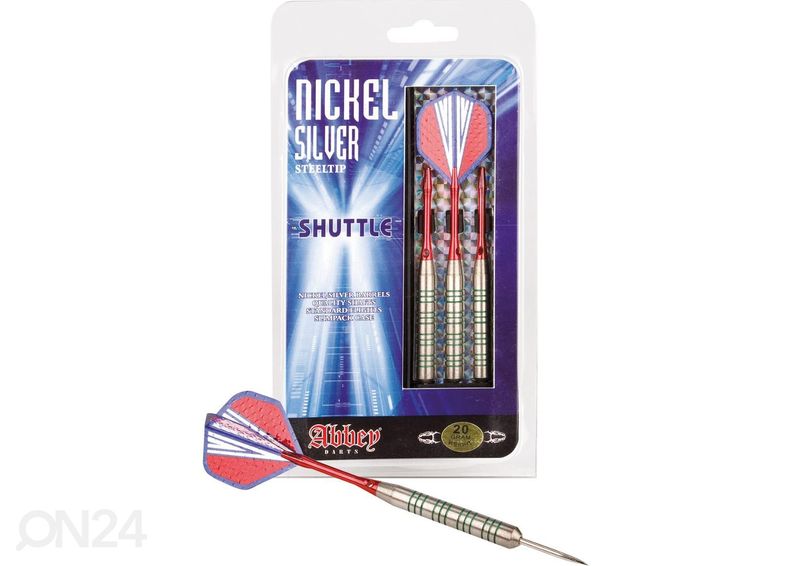 Noolte komplekt Nickel/silver Abbey suurendatud