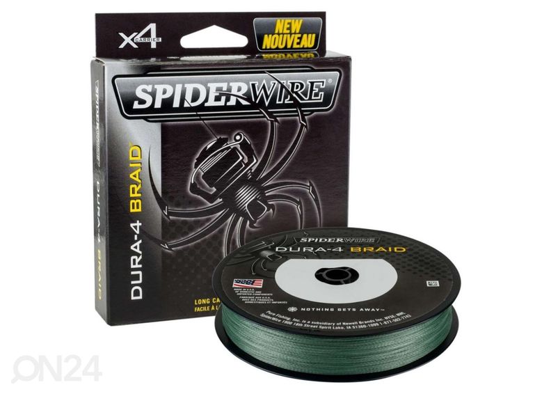 Nöör SpirderWire dura-4 roheline 150 m 0,20 mm suurendatud