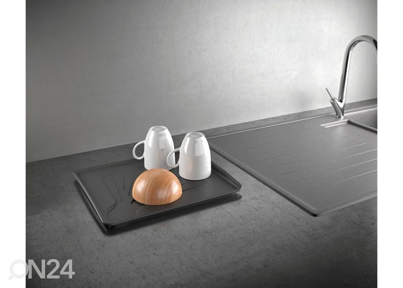 Nõudekuivatusrest Aquatex Plus, 35x30x12 cm, pronks suurendatud