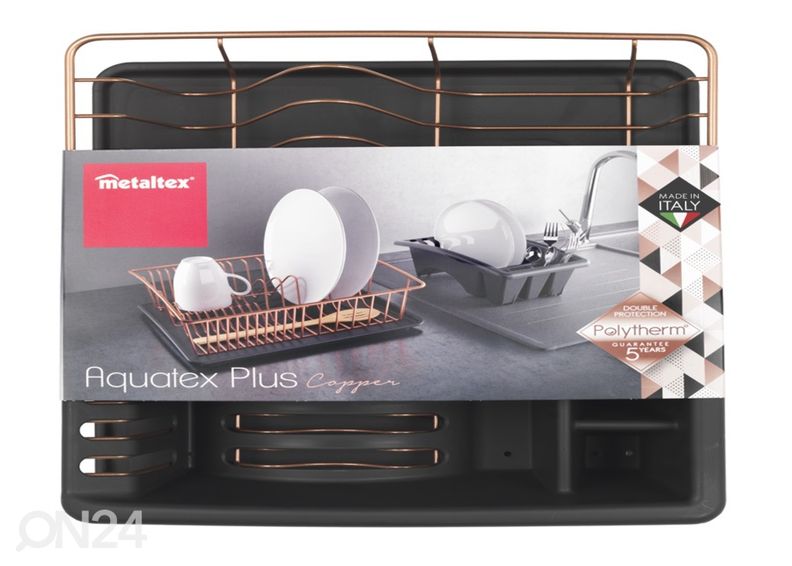 Nõudekuivatusrest Aquatex Plus Copper suurendatud