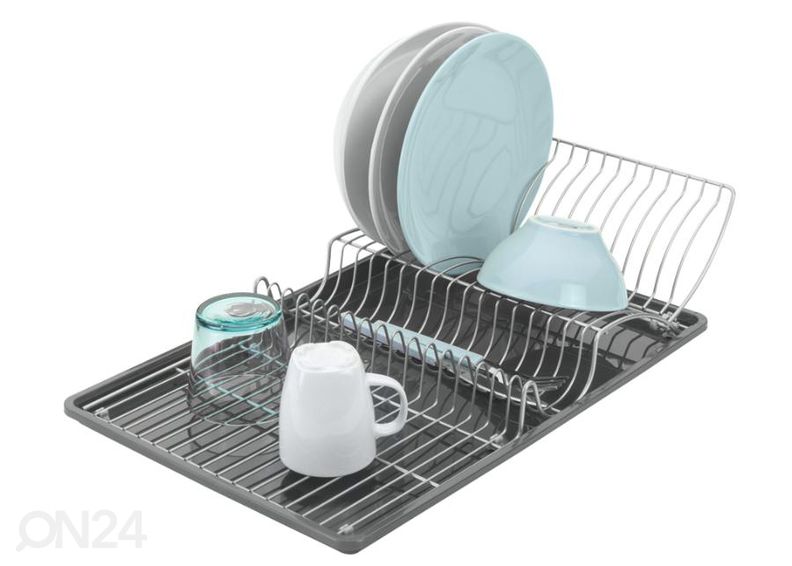 Nõudekuivatusrest Wingtex, 50x31 cm, hõbe suurendatud