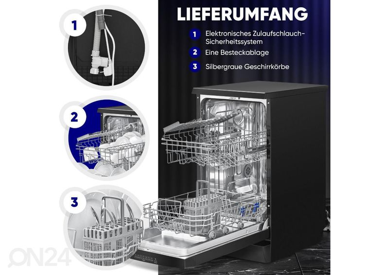 Nõudepesumasin Bomann GSP7418B suurendatud