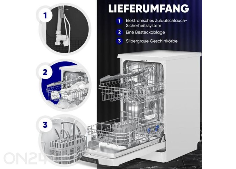 Nõudepesumasin Bomann GSP7418W suurendatud