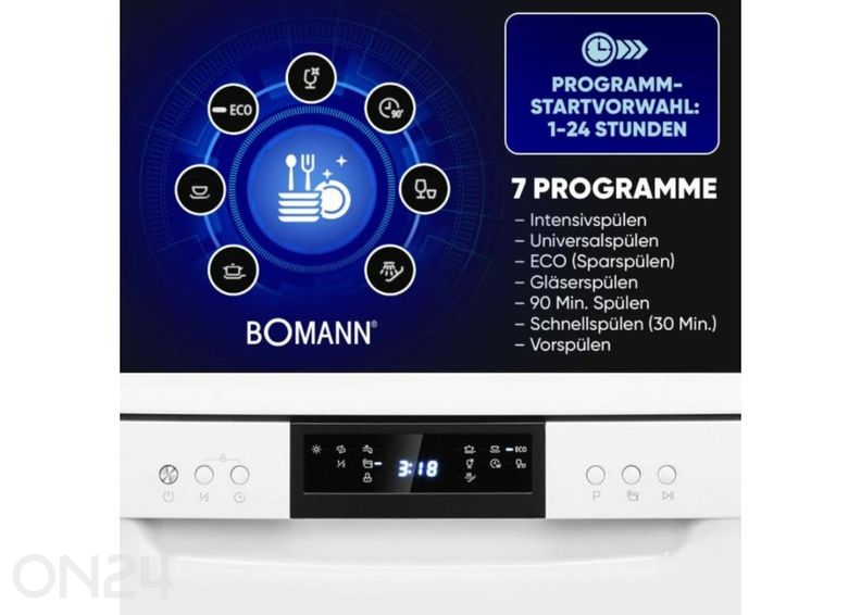 Nõudepesumasin Bomann GSP7419W suurendatud