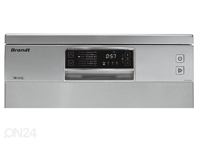 Nõudepesumasin Brandt DSF15624X suurendatud