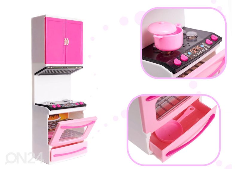 Nuku köögimööbel LED tulede ja helidega 31x54 cm suurendatud